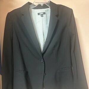 Ann Taylor, size 14 Tall, black all-season, classic suit (pants, jacket)
